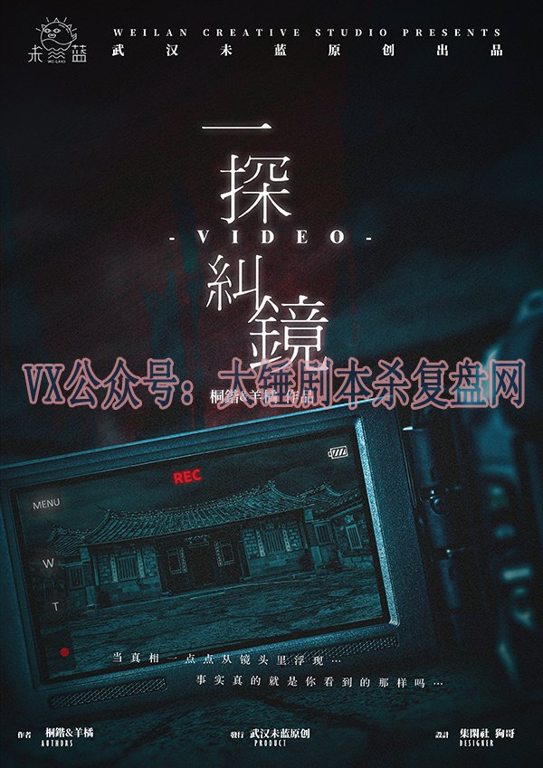 《一探纠镜》剧本杀复盘：剧情回顾与推