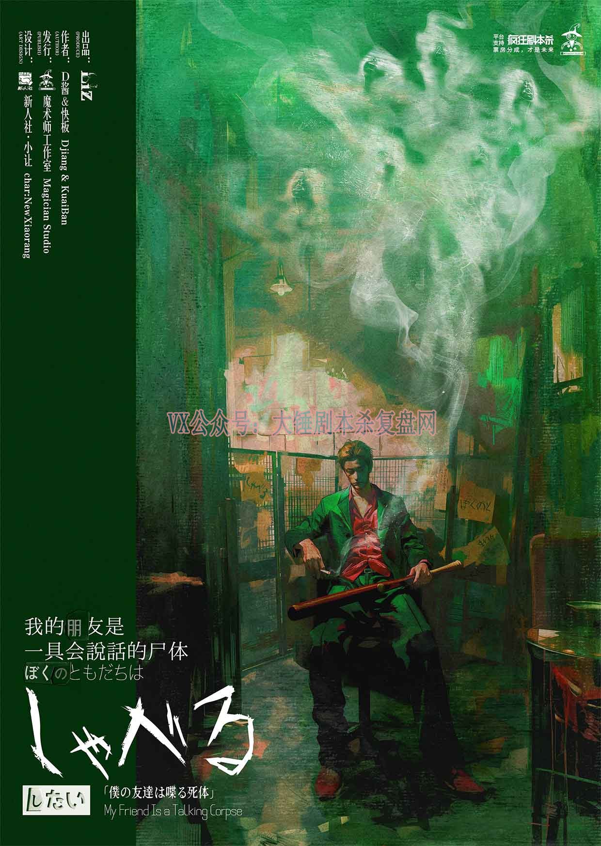 《我的朋友是一具会说话的尸体》剧本杀复盘：案件背后真相+角色分析