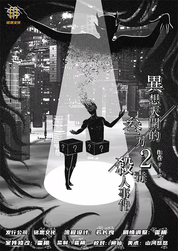 《异想天开的三刀两毒杀人事件》剧本杀凶手复盘结局真相剧透+密码答