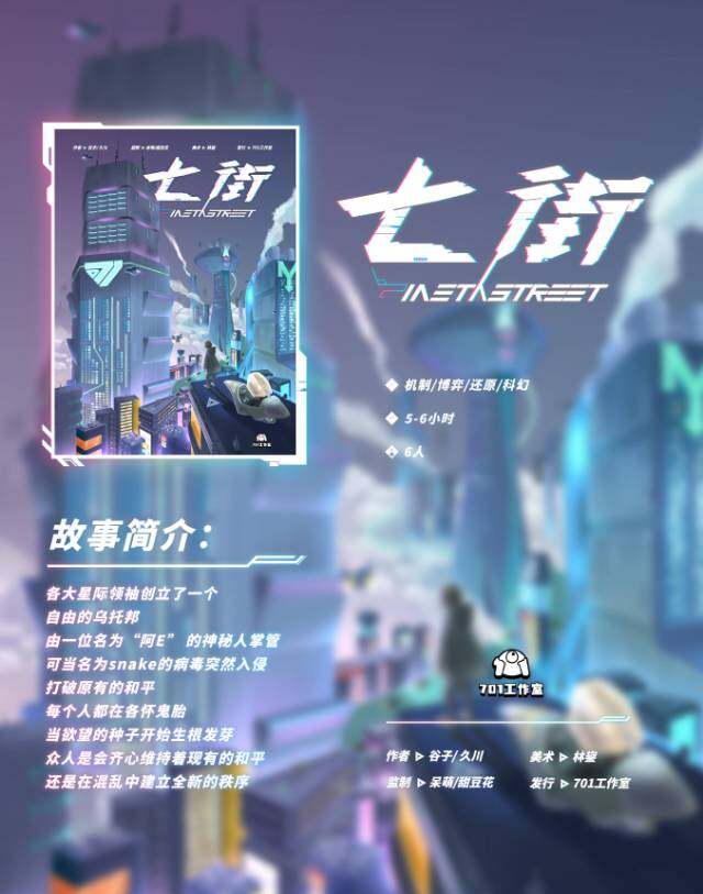 《七街》剧本杀凶手是谁复盘故事还原+答案密码揭秘