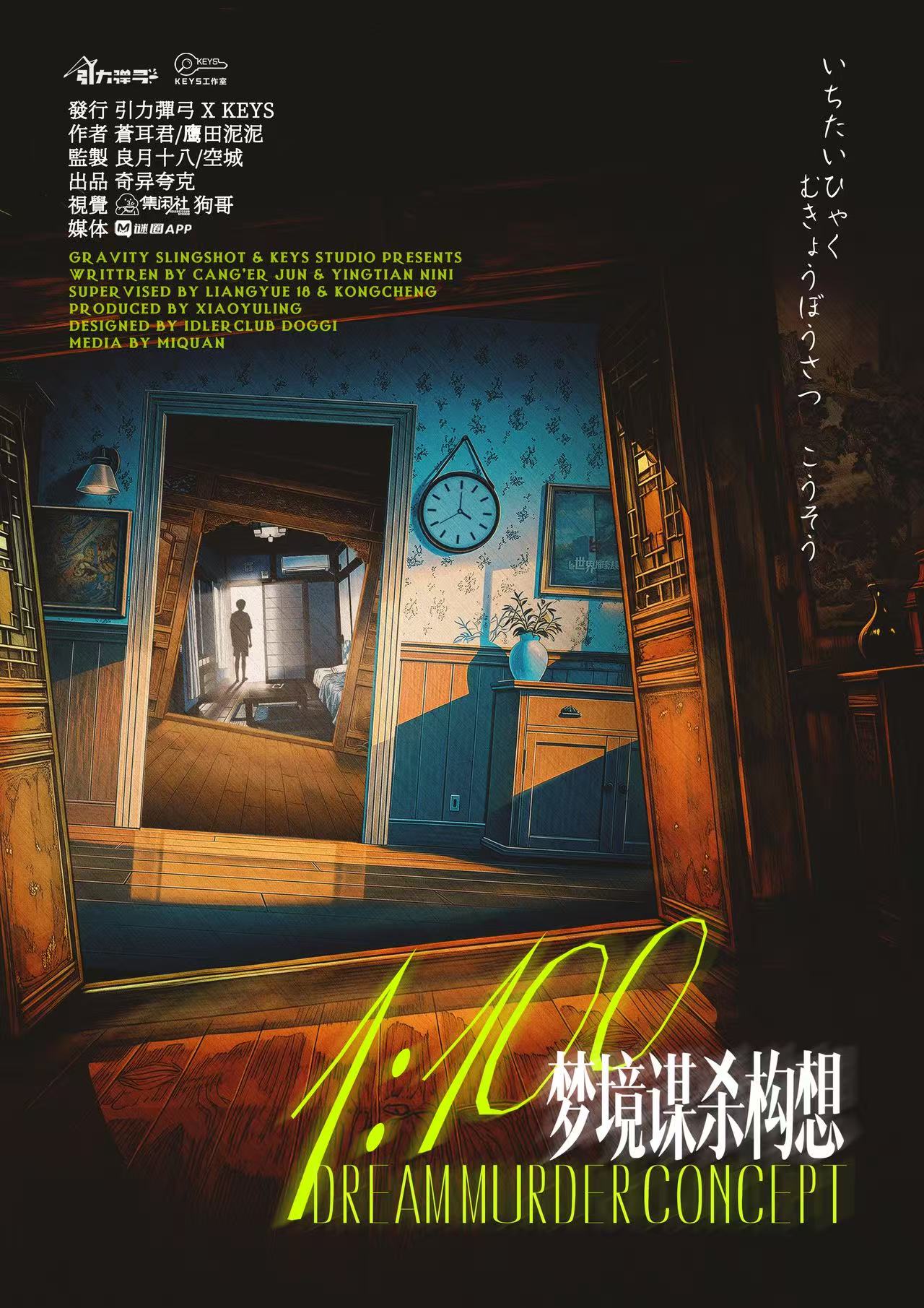 《1：100梦境谋杀构想》剧本杀复盘：剧情